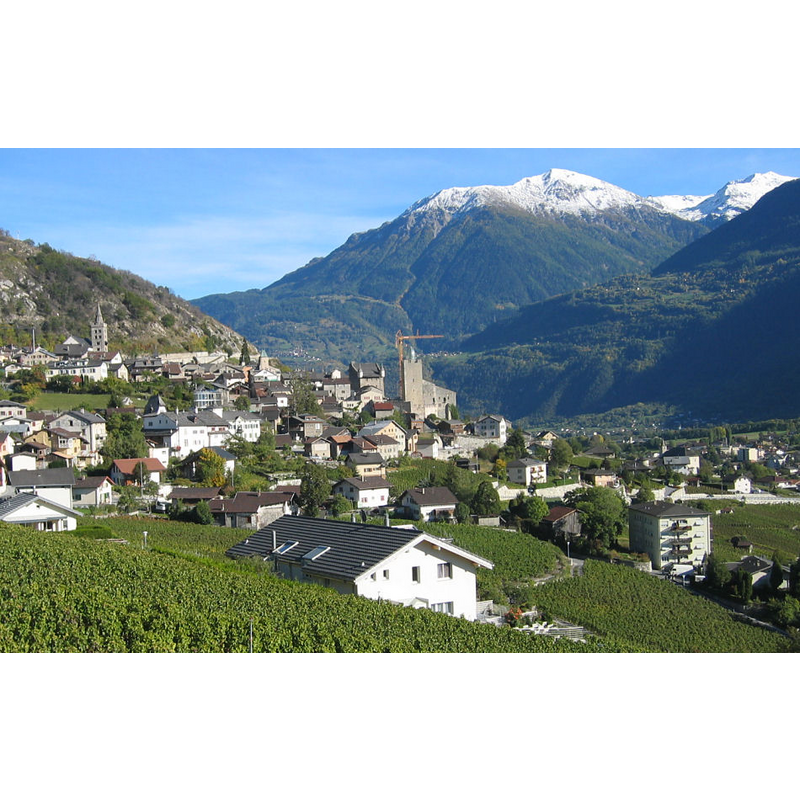the church is visible on the left-hand side of the image