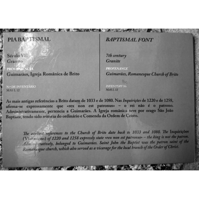 museum label -- date claim rather ambitious, as the item is quite likely medieval or late-medieval; also probably not a font but a holy-water stoup