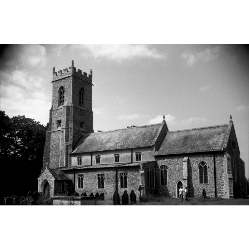 Photo caption: "14c west tower and south aisle"