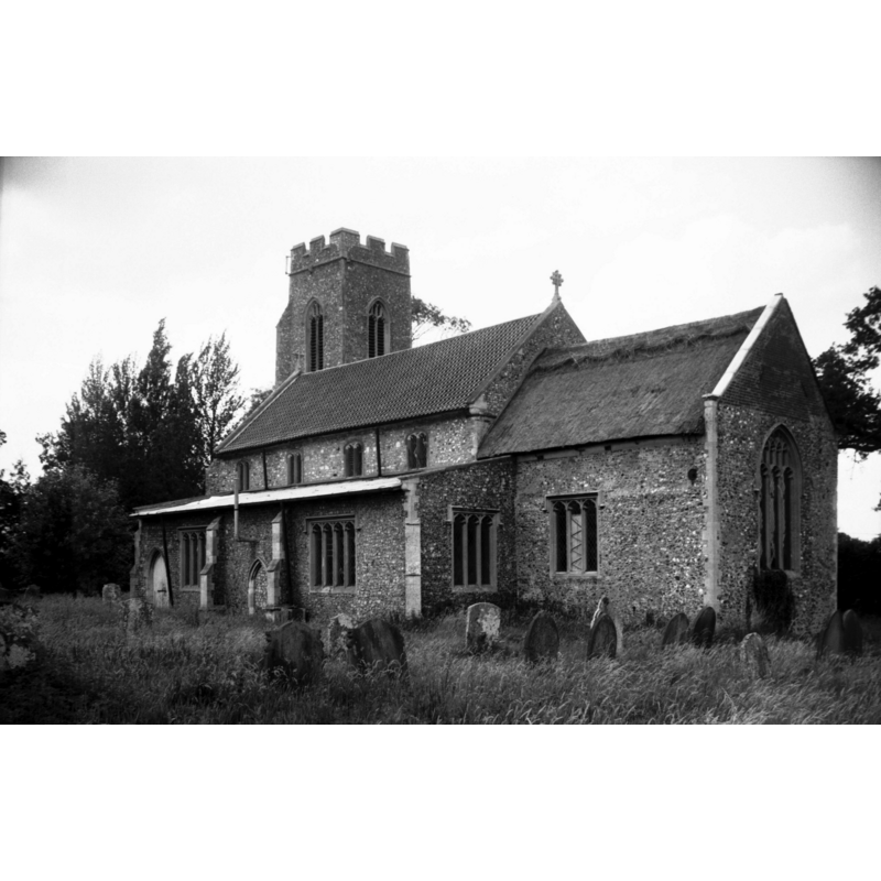 Photo caption: "The chancel is c1300"
