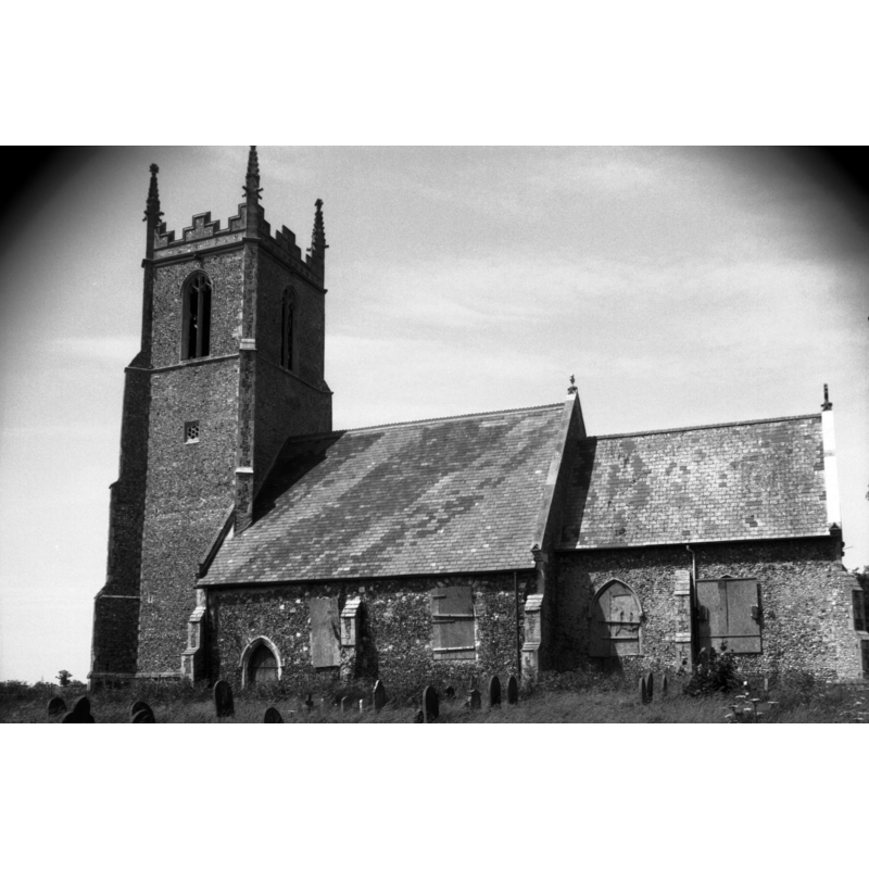 Photo caption: "In the first stages of decay. Money was left to build the tower in 1501"