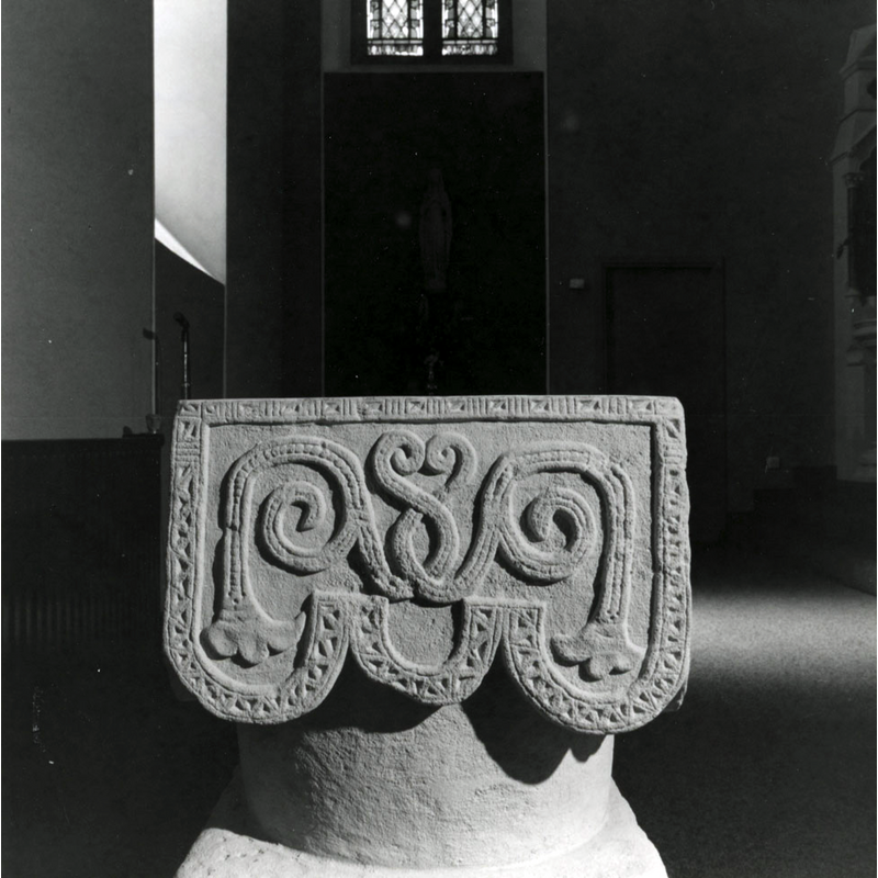 east side -- follows the contour of each side all around