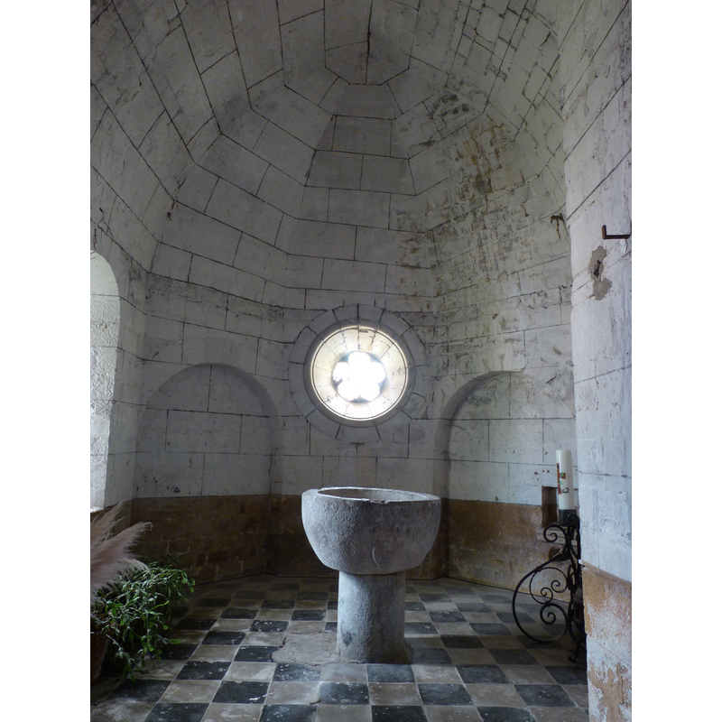 in the north apse, east end