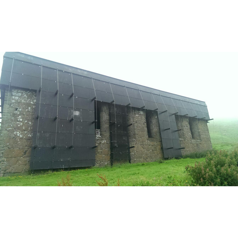 the changing view of the 'cathedral'; July 2013