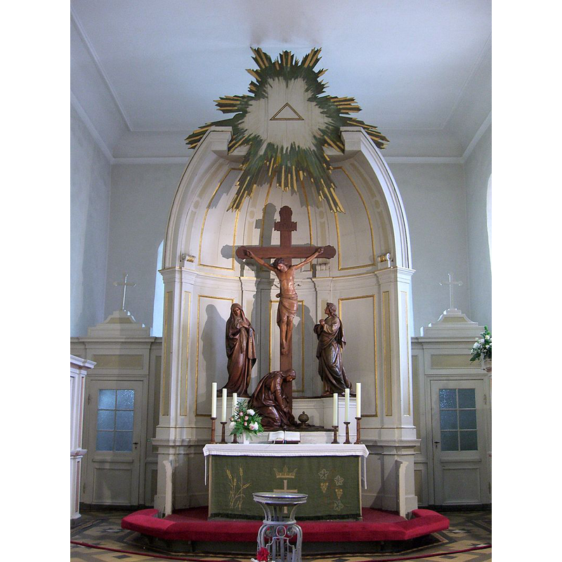 with the modern font in the foreground