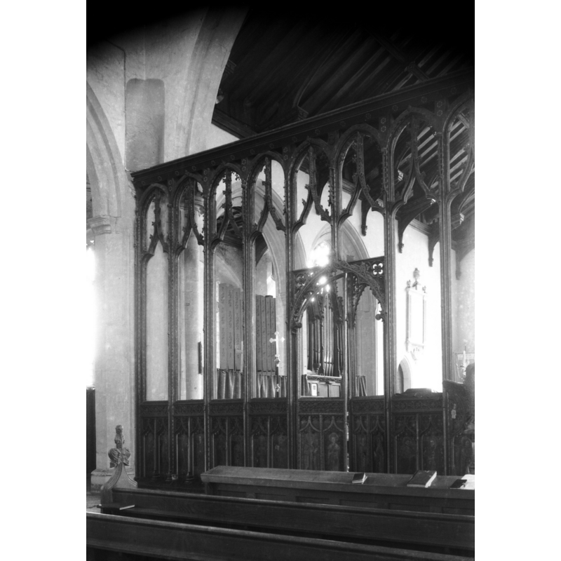 northeast side -- Photo caption: "Complete with doors"