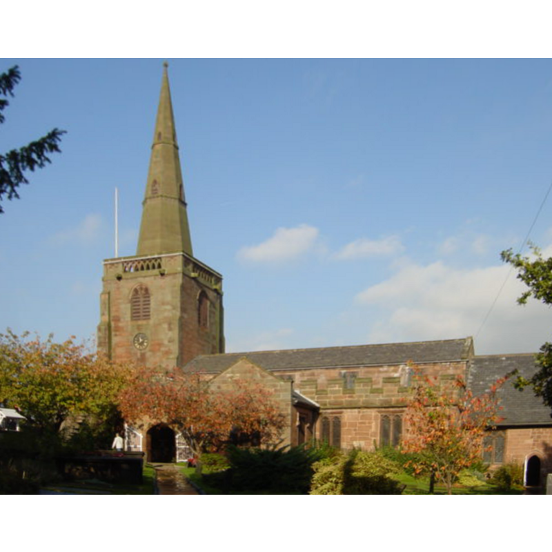 Source caption: "The ancient All Saints Parish Church, often called Childwall Abbey, which is in fact the nearby inn! Parts of this beautiful church date back to the 14th century, though some of the building materials have Norman or even Anglo-Saxon origins. There was probably a chapel here in the 11th century and the current name is probably of relatively recent origin; a document from the 14th century suggests that the church was dedicated to St. Peter at that time."