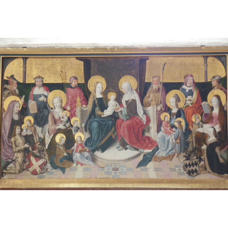 centre panel of the triptych -- 1480s