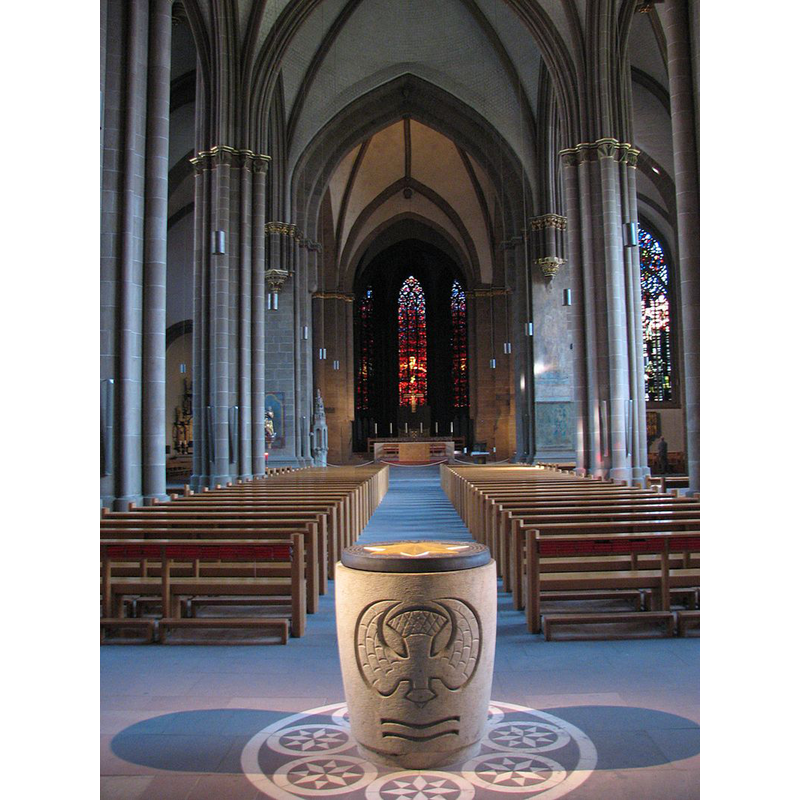 the 1957 font in the foreground