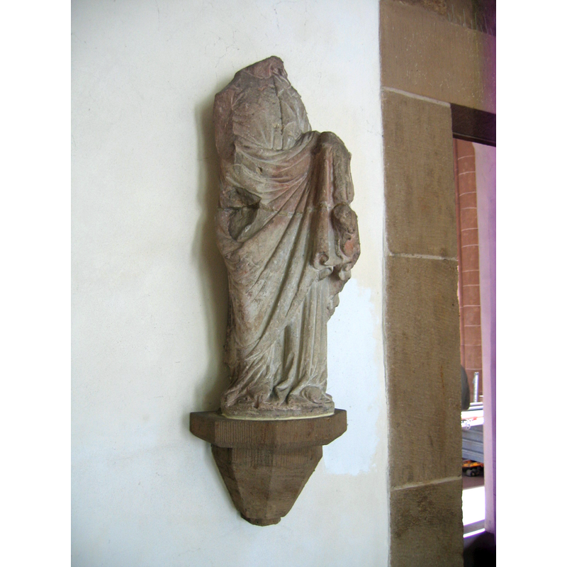 the remains of the Ecclesia statue in September 2010