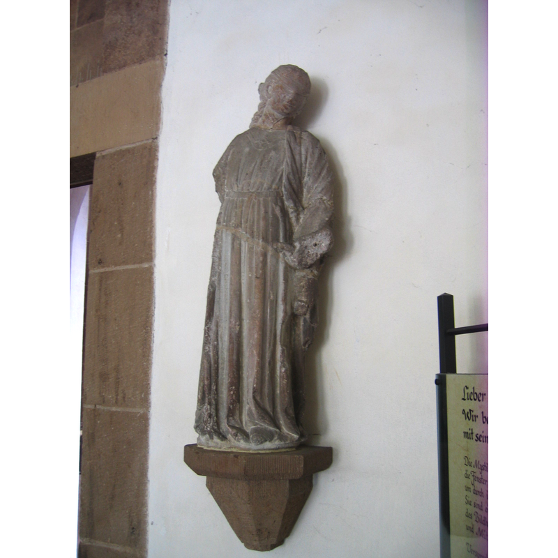 the remains of the Synagogia statue in September 2010