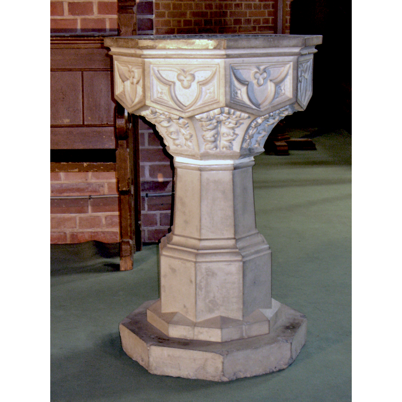 the modern font; a style popular in this area of Germany