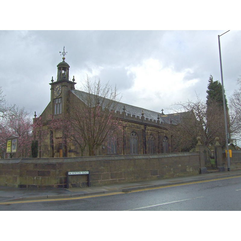 the 18thC Church of St Aidan