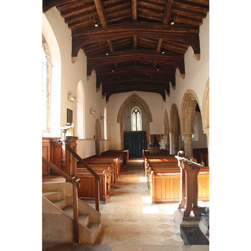 the font and cover are visible at the back [west], on the right [north] side