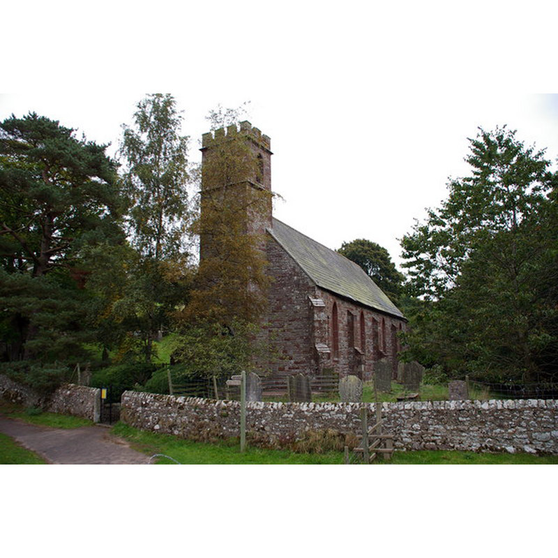 Photo caption: "Built in 1845, so no great age, but on the site of at least two earlier churches."