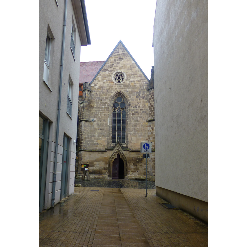 opening into the east side of the nave