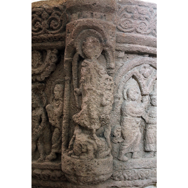 tentative identification; the wheel has survived well, but the postrate figure could be of human or animal shape