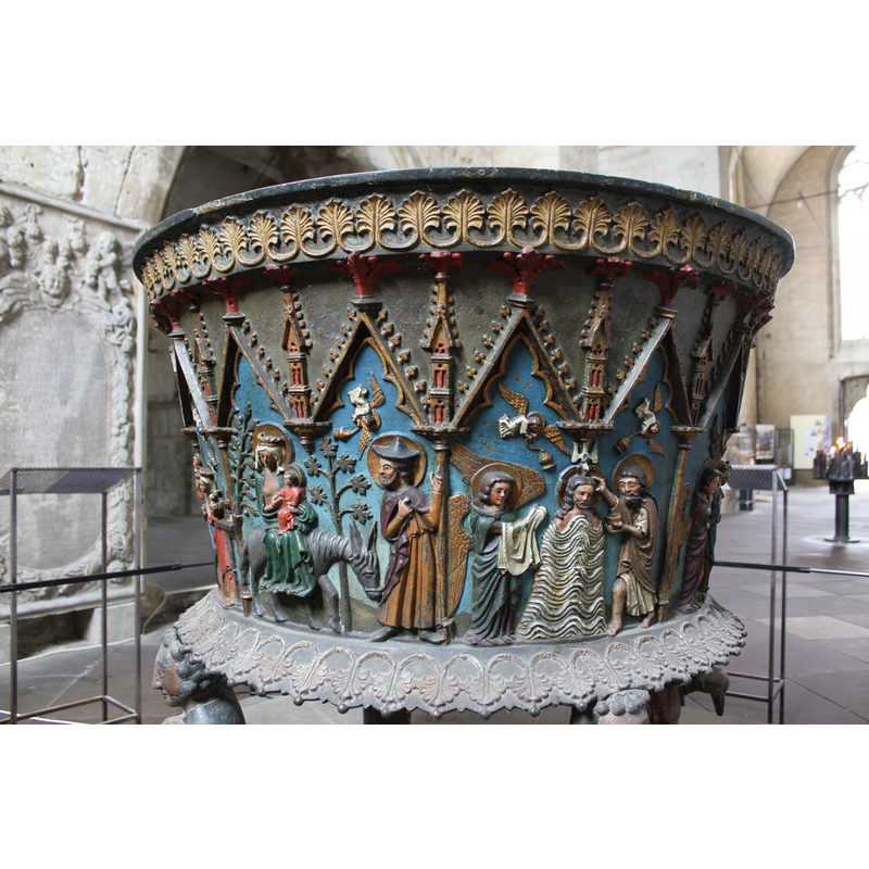 [L->R] Flight to Egypt - Baptism of Christ [NB: orientation is approximate]