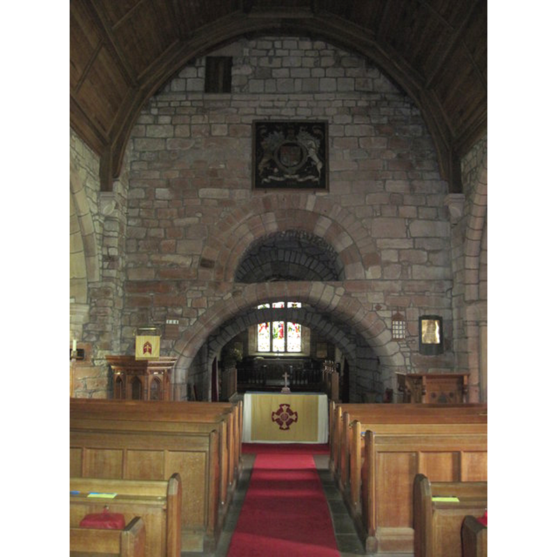 Source caption: "The altar is under the tower"