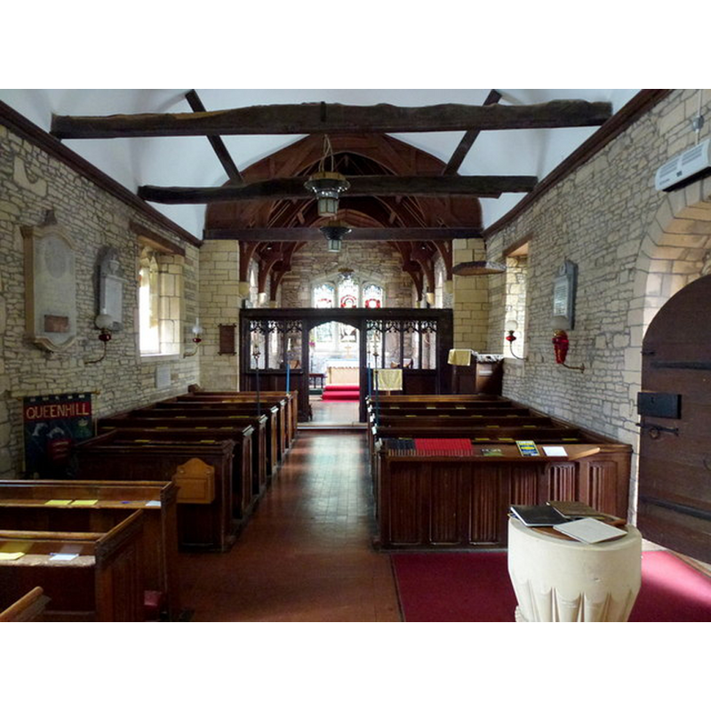 the font visible in the foreground, by the south doorway -- the basin is a modern replacement