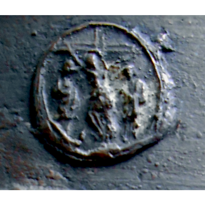 side 3, upper row; on this 'side' the three medallions are representations of the Crucifixion