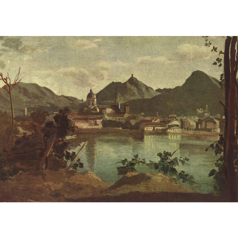"Ville et lac de Côme", 1834