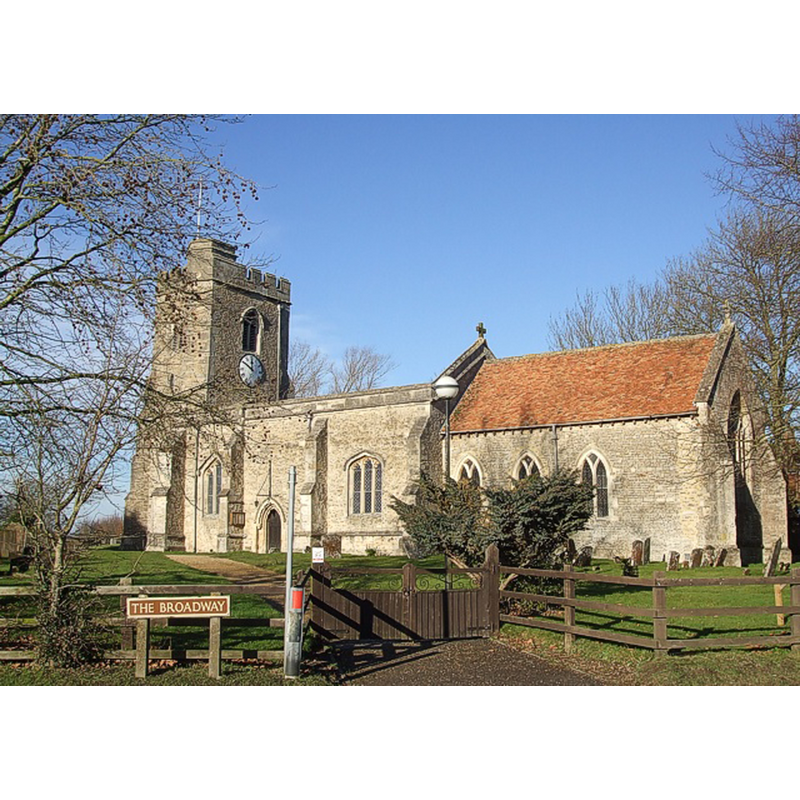 Source caption: "The church of St. Leonard in Grendon Underwood is situated at the very northwestern end of the village opposite a T-junction. This church has stood here for about 800 years though it has undergone considerable modifications over the centuries.