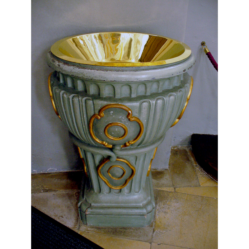 the present font; probably mid-18th century