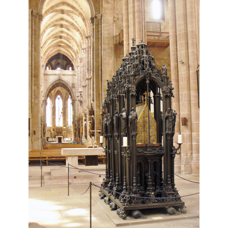 Monument of St. Sebaldus by Peter Vischer the elder and his sons in 1508-1519