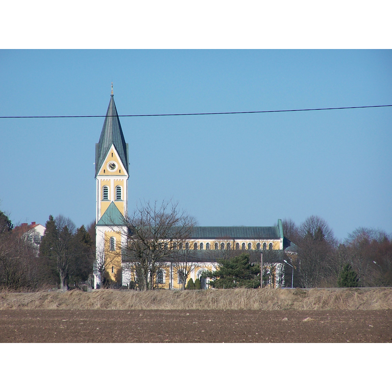 the 19th-century church