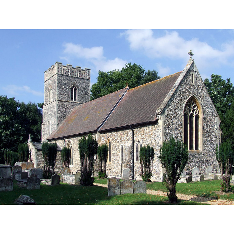 Source caption: "St Mary Bentley. The parish church of St Mary Bentley, Suffolk."