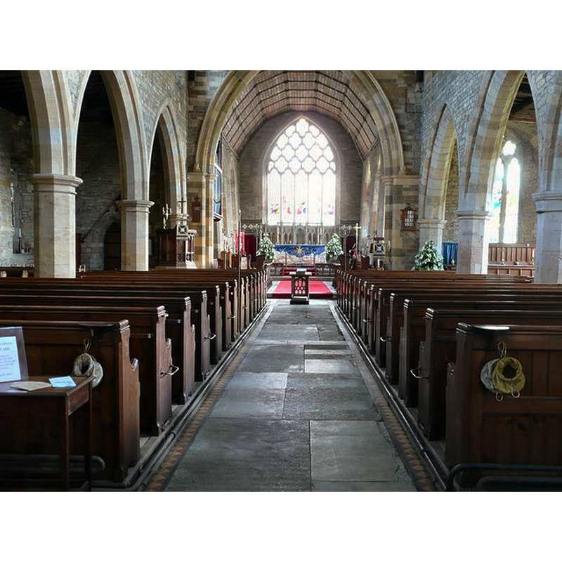 Source caption: "Brailes (Upper and Lower) is an attractive village surrounded by hills at the southern extremity of Warwickshire, bordering Oxfordshire to the east. Located 4 miles east of Shipston-on-Stour on the B4035 Shipston to Banbury road, the village lies within the Cotswold Area of Outstanding Natural Beauty. The magnificent 120 foot Perpendicular tower of the Grade I Listed St.George's Church, with its four pinnacles, is an easily distinguished landmark."