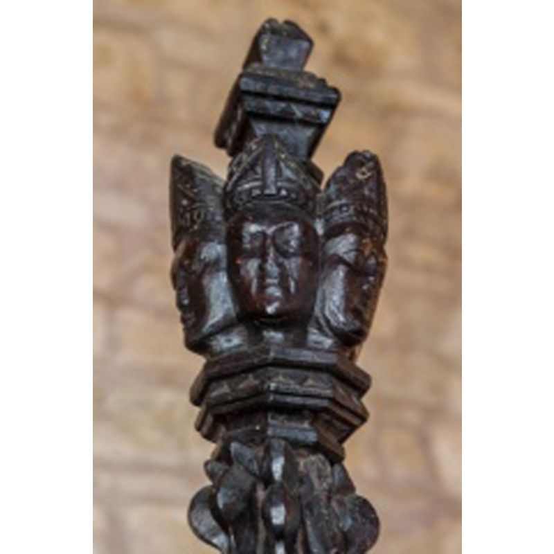 of the 16thC (?) font cover