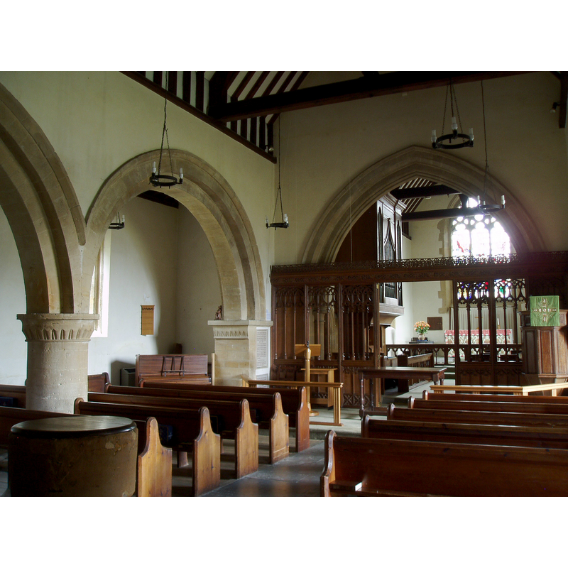 the top of the font is visible in the foreground, left side