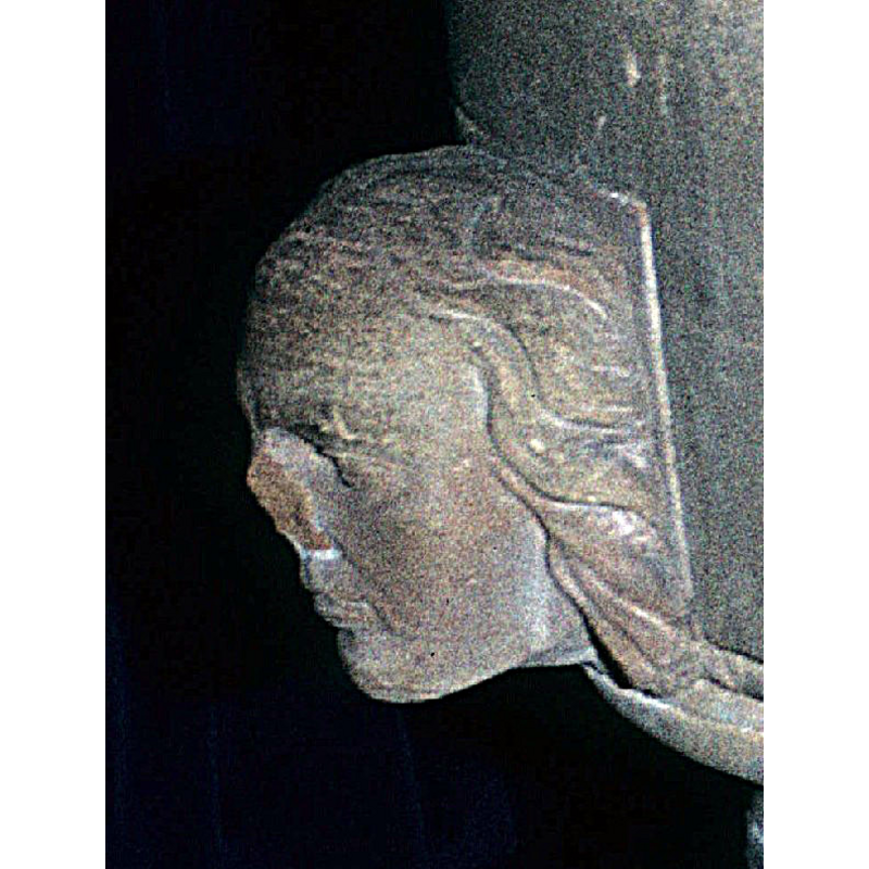 one of the four 19th-century re-carvings
