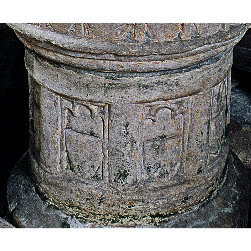 12th-century font re-carved in the 16th century [cf. FontNotes]
