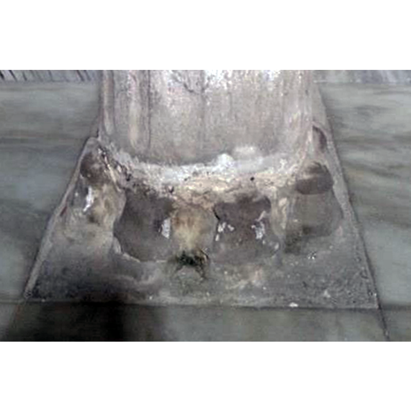 mushroom-like, on the old lower base