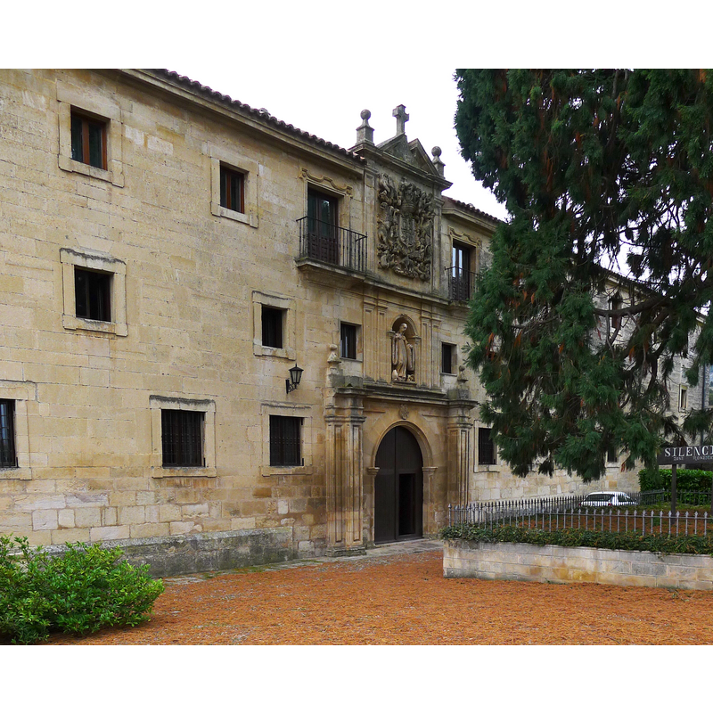 the west portal of the monastery