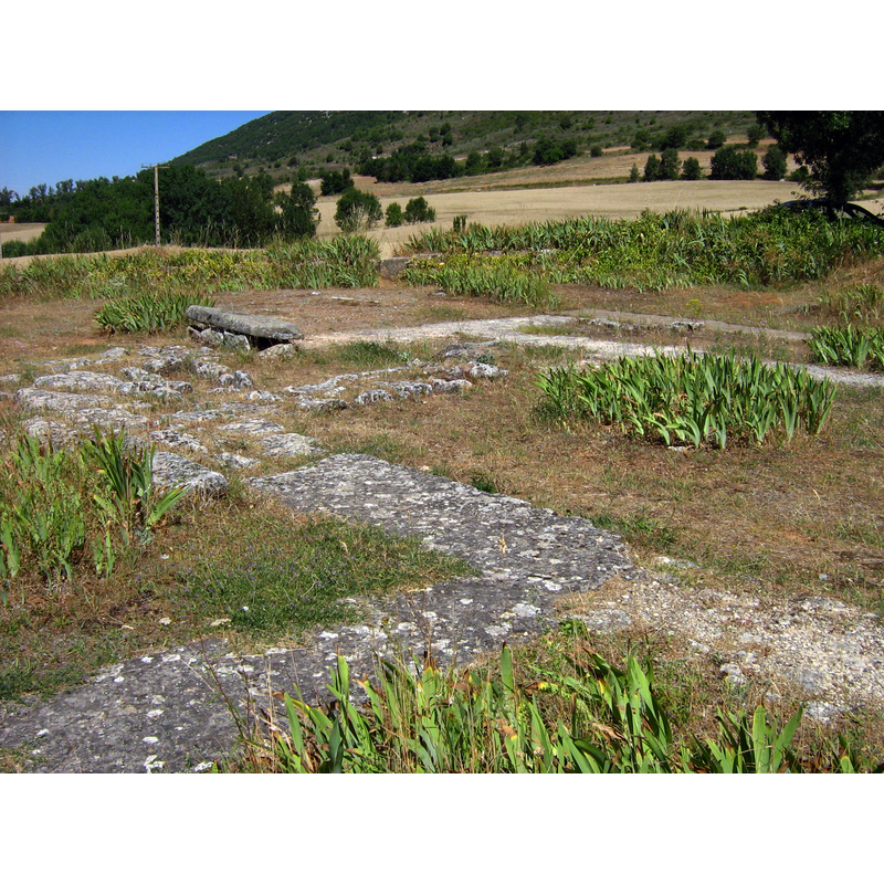 Source caption: " A view of the western side of the church. The ruins of the foundations of the previously sizeable nave can be seen, as well as rooms that provided for the monks who lived in the monastery owned by Santa María de Lara during the 10th century. This part of the church collapsed during the period of time that the church was abandoned, from around 1100."