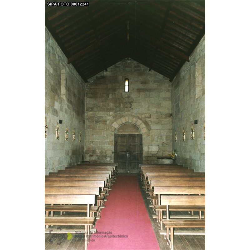 with the modern font at the back [west], right [north] side