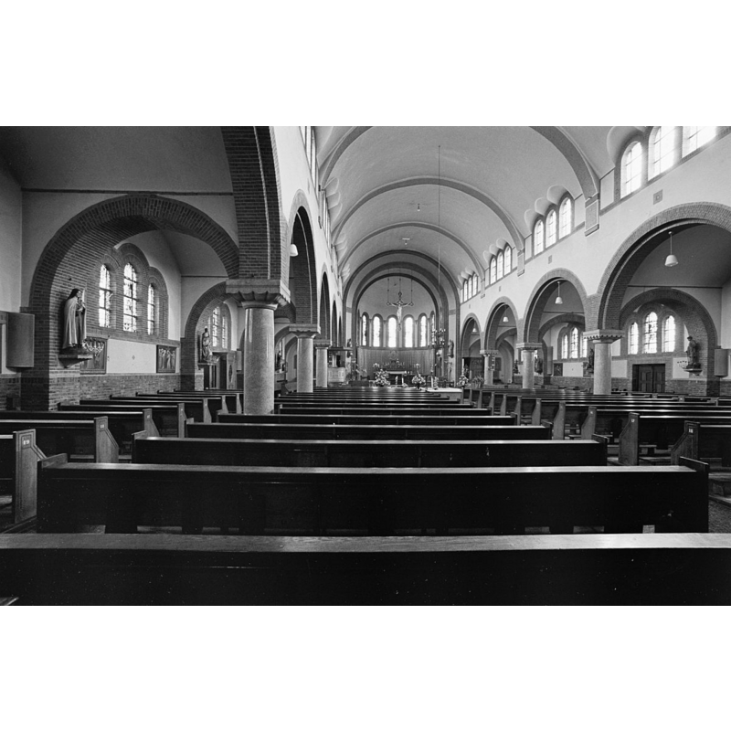 interior of the new church
