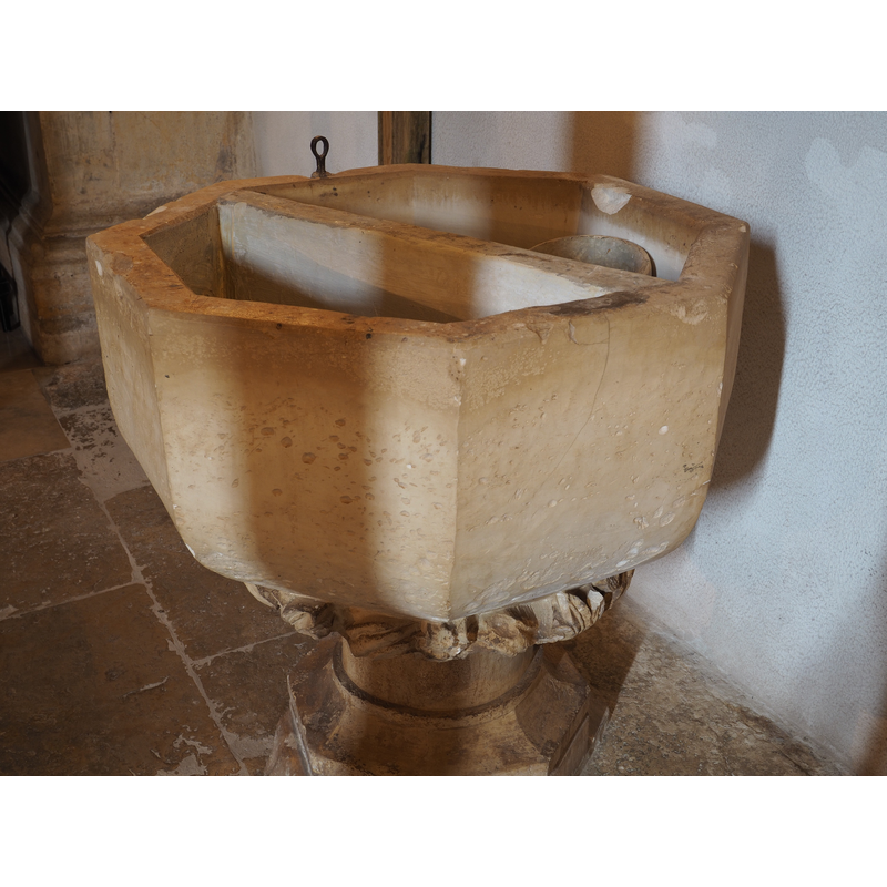 the partitioned basin well and the staple from an old cover