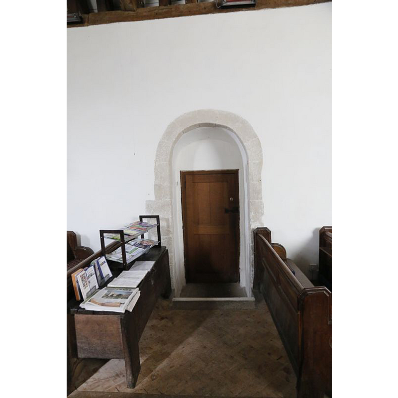 Source caption: "North Door. Normally these doorways are blocked up but it is nice to see the one at St Mary Upton is still there to use."