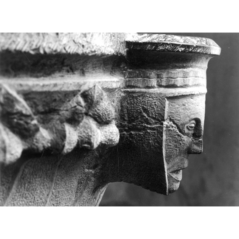 profile of the old woman in a wimple