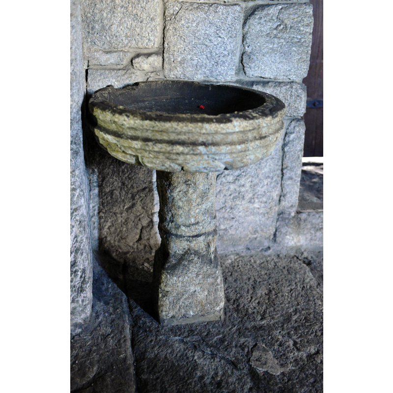 a free-standing stoup of late date