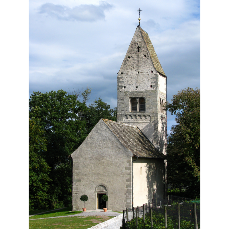 the tower is attached to the east end of the church