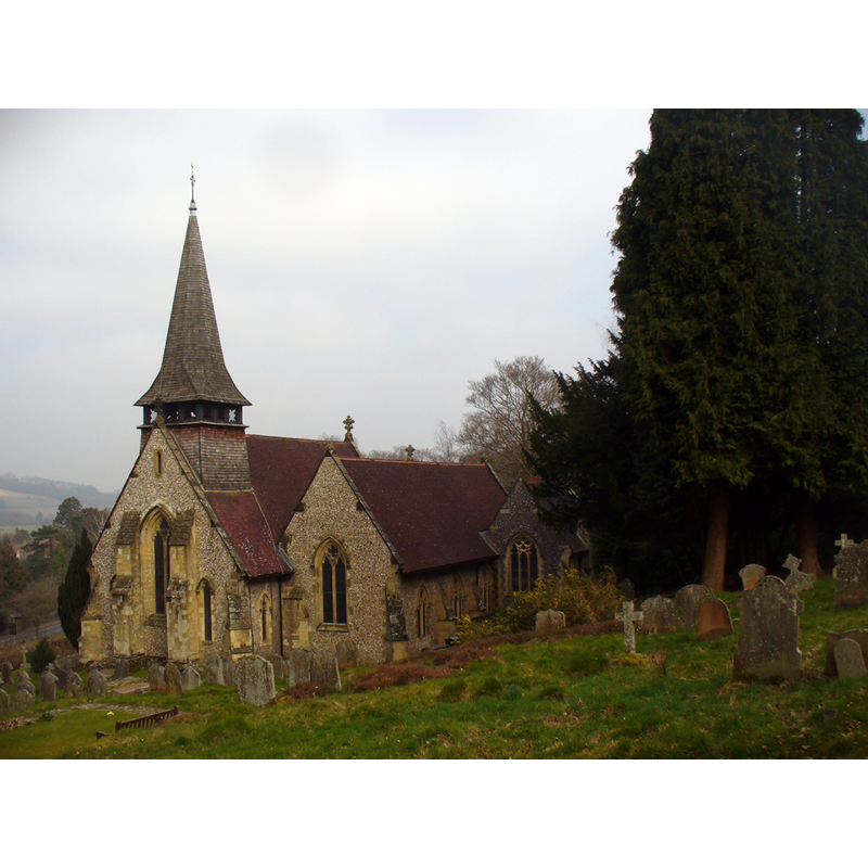 the mid-19thC church