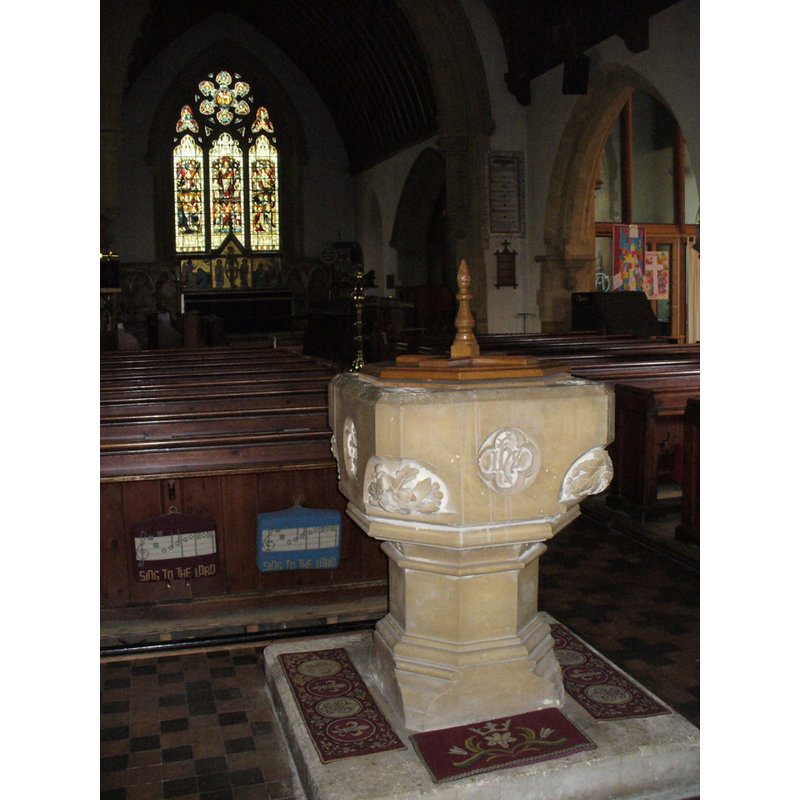 with the modern font and cover in the foreground