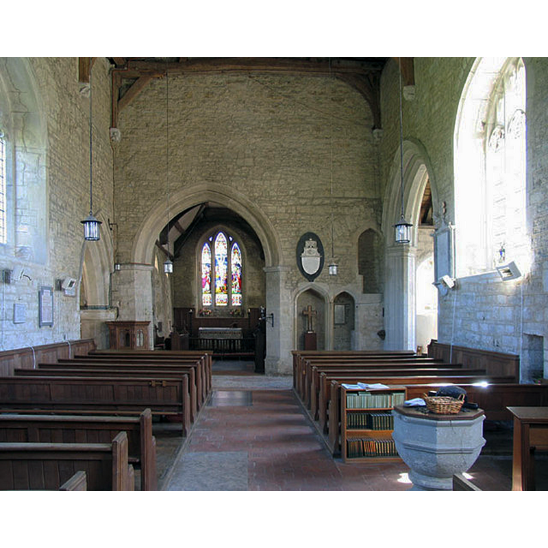 with the font and cover in the foreground, right [south] side