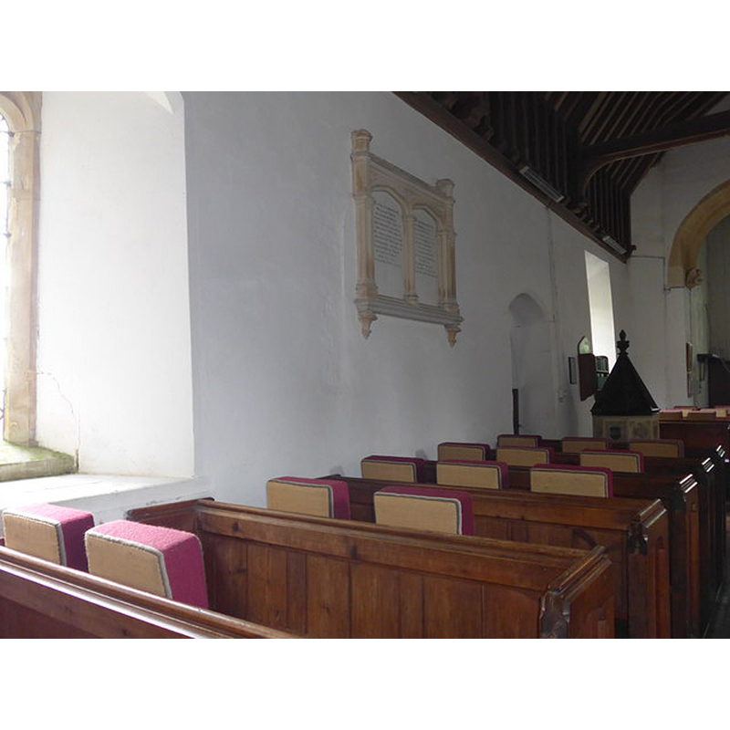 the modern font and cover are partially visible at the southwest corner